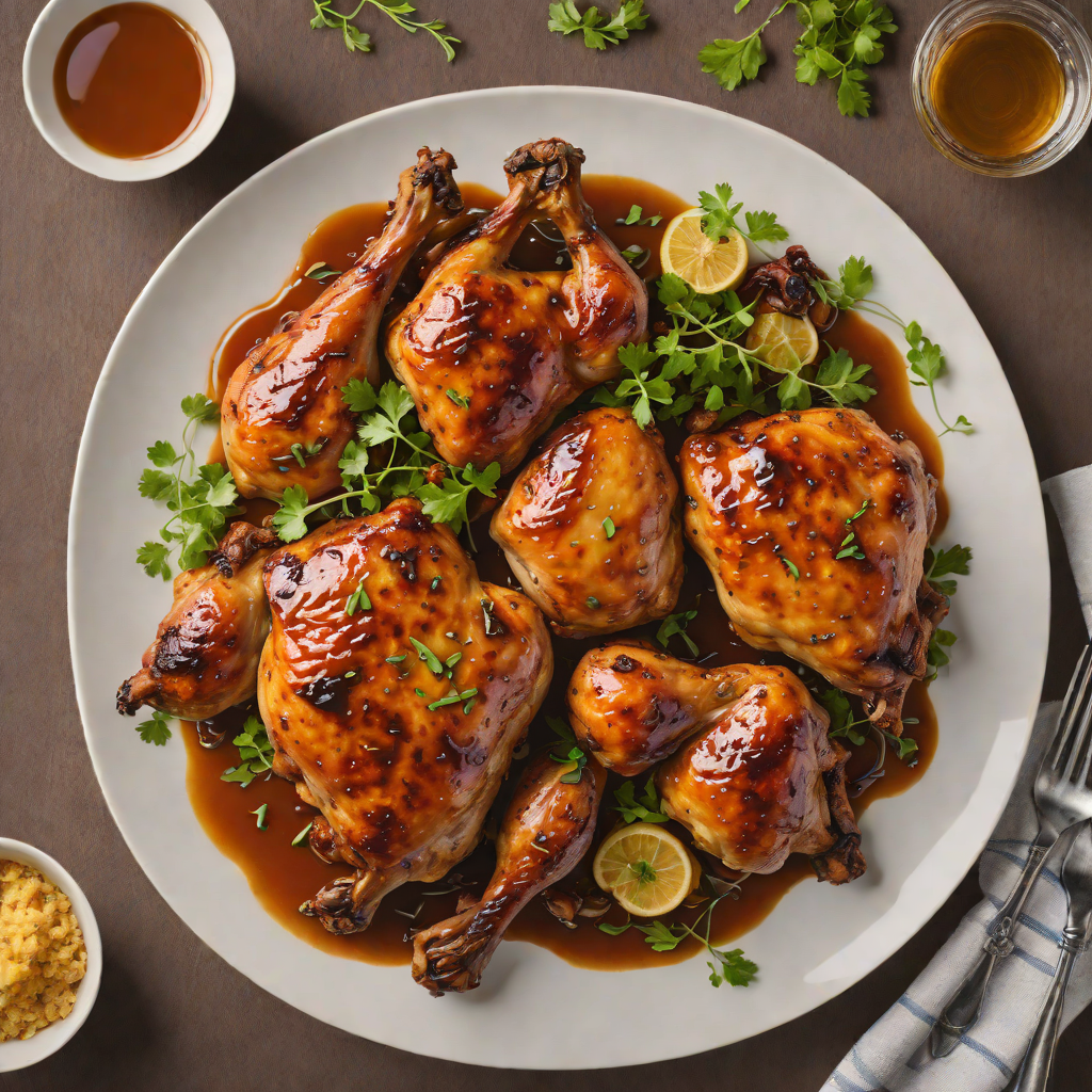 Berbere-Spiced Roasted Chicken with Ethiopian Honey Glaze