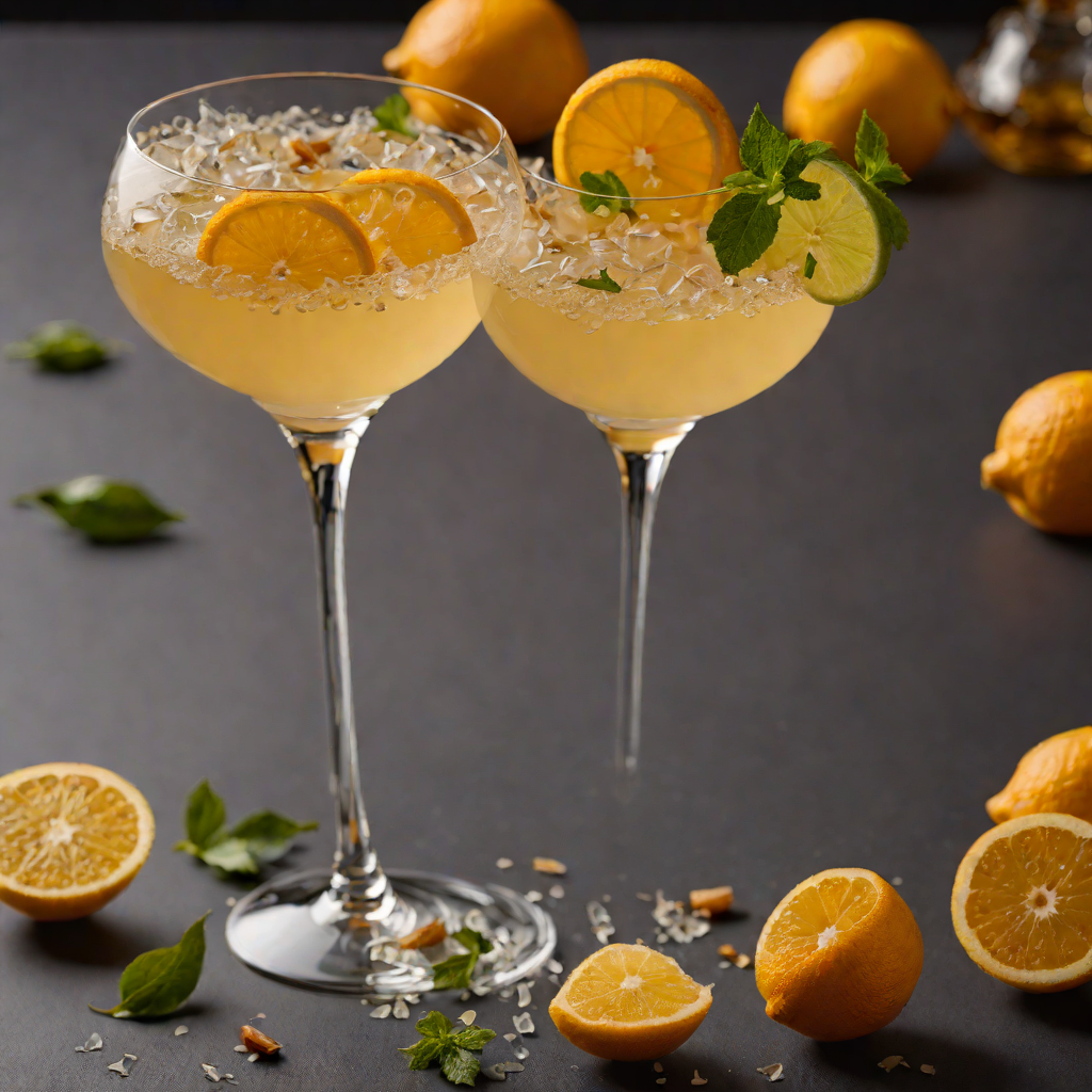 Citrus-Infused Gin and Honey Cocktail