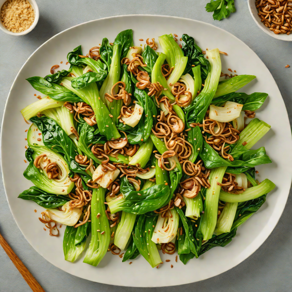 Sautéed Ginger-Garlic Bok Choy Stir Fry