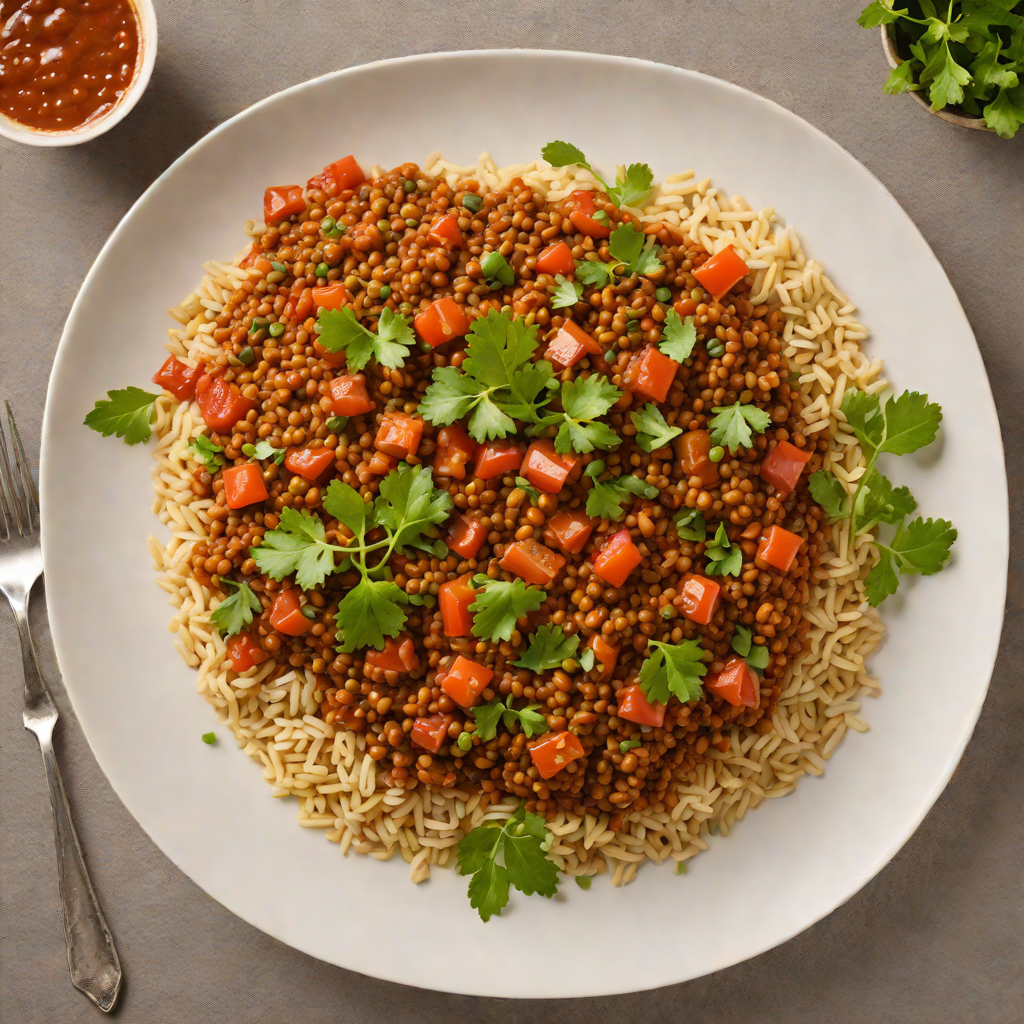 Ethiopian-Inspired Lentil Misir Wat with Spiced Tomato Sauce