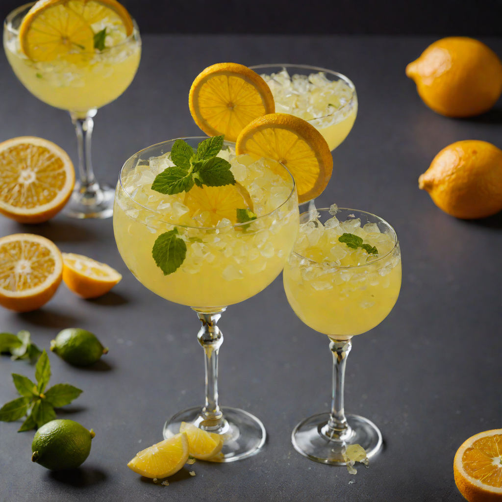 Chartreuse-Infused Frozen Citrus Punch