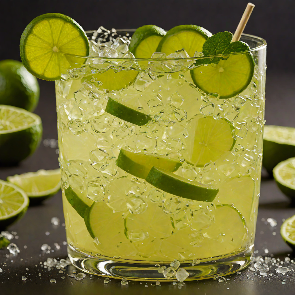 Cachaça Caipirinha with Fresh Lime and Sugar