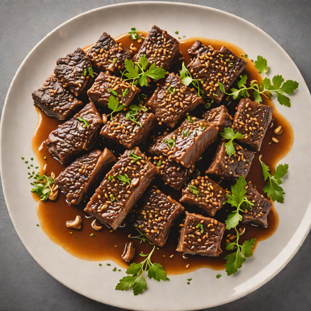 Vinegar-Braised Beef Short Ribs with Garlic and Peppercorns