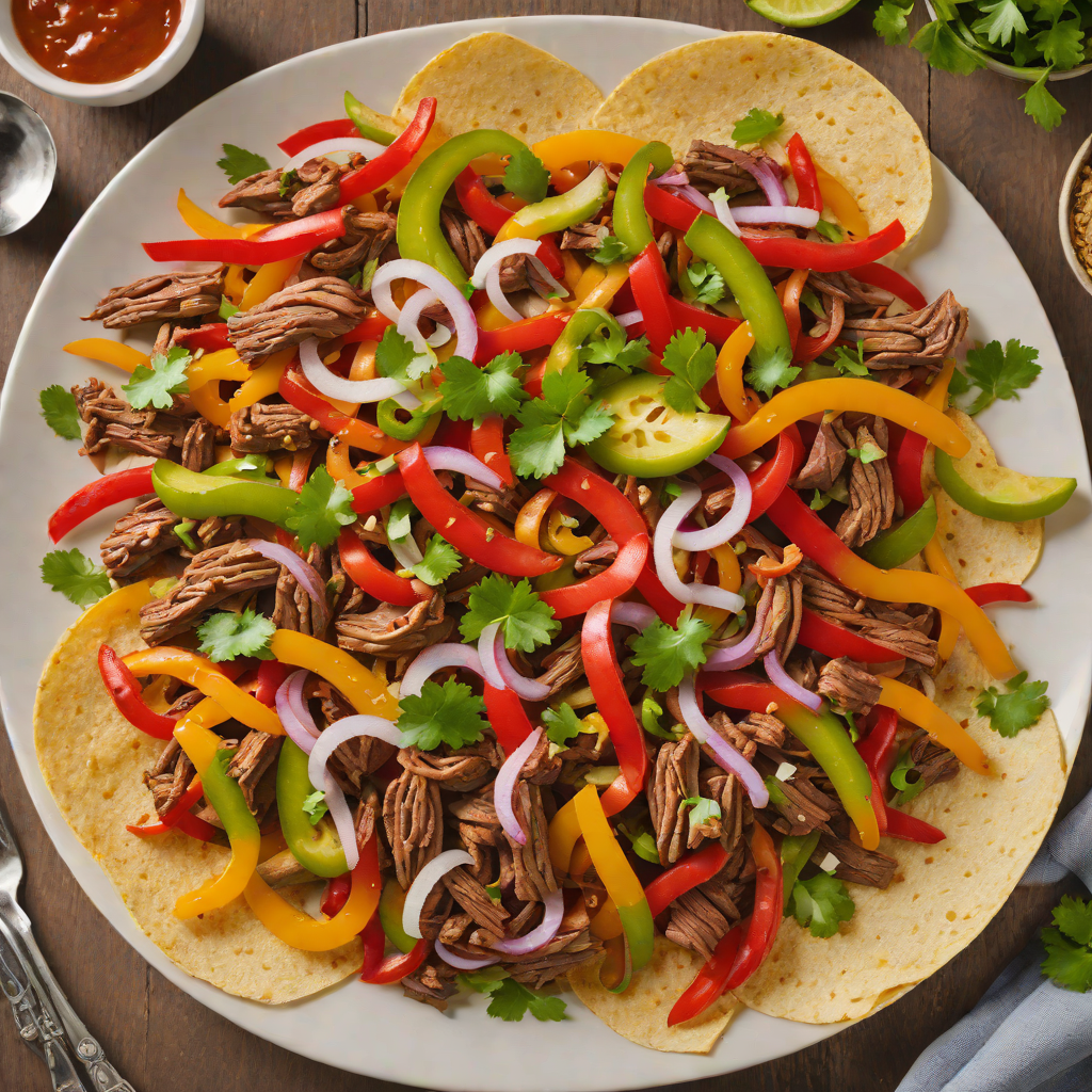 Sautéed Texan Beef Fajitas with Bell Peppers and Onions