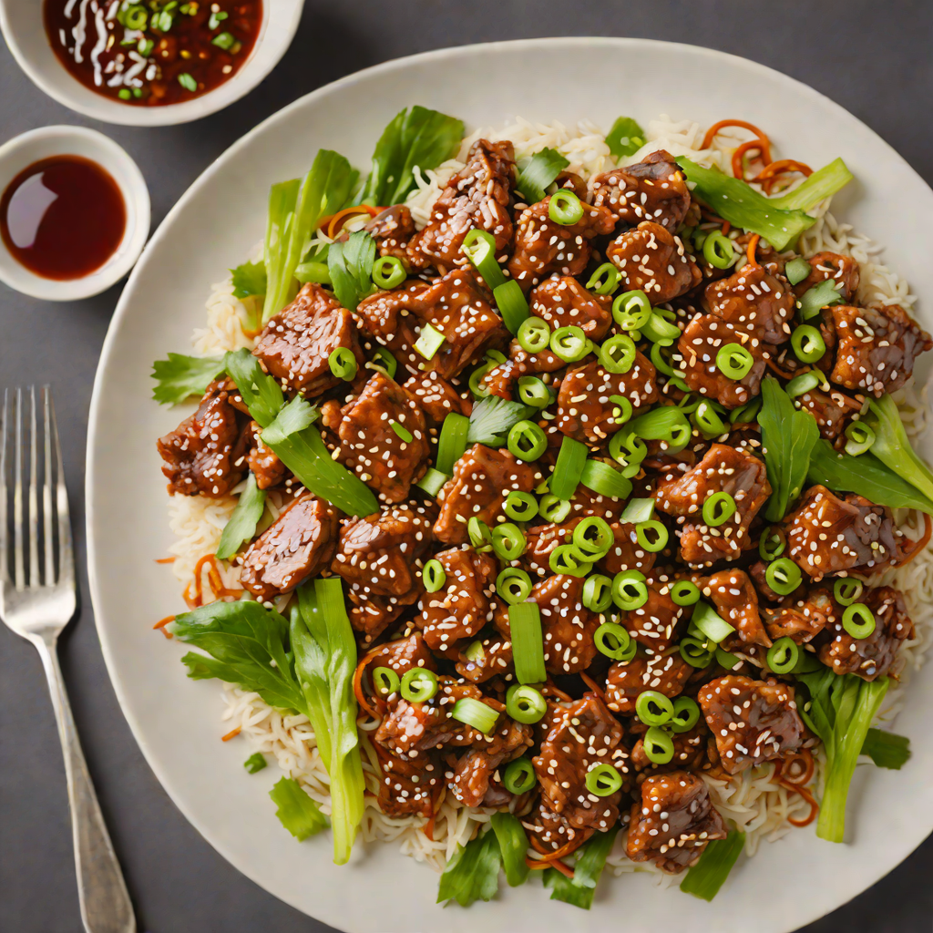 Pan-Seared Korean Spicy Pork Bulgogi with Scallions