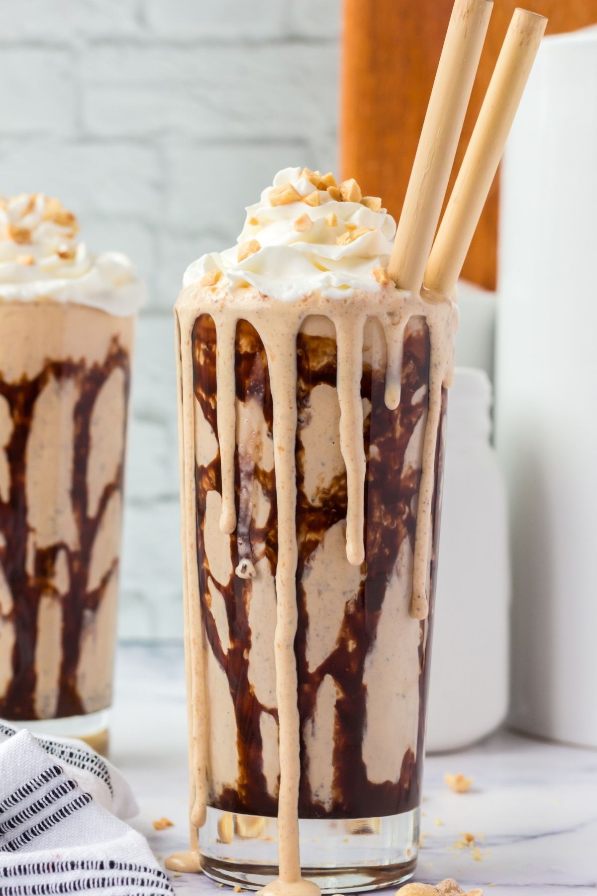 Theatrical Chocolate Peanut Butter Milkshake