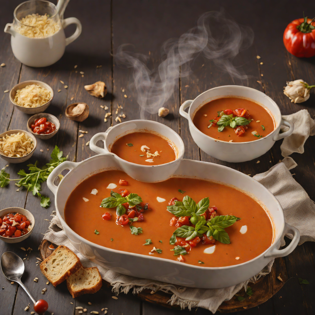 Imbibe-Inspired Roasted Tomato and Garlic Soup