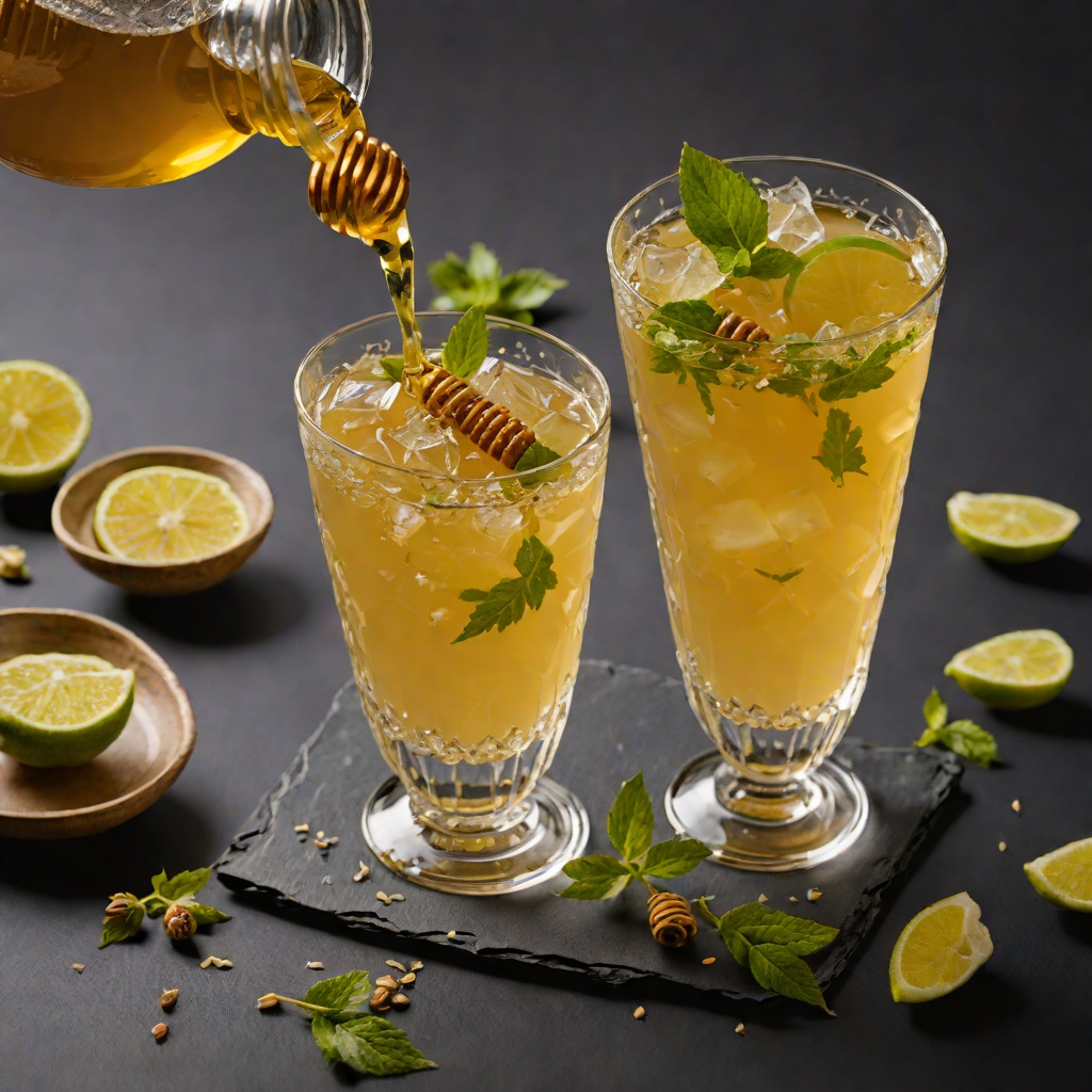 Imbibe-Inspired Honey Ginger Green Tea Elixir
