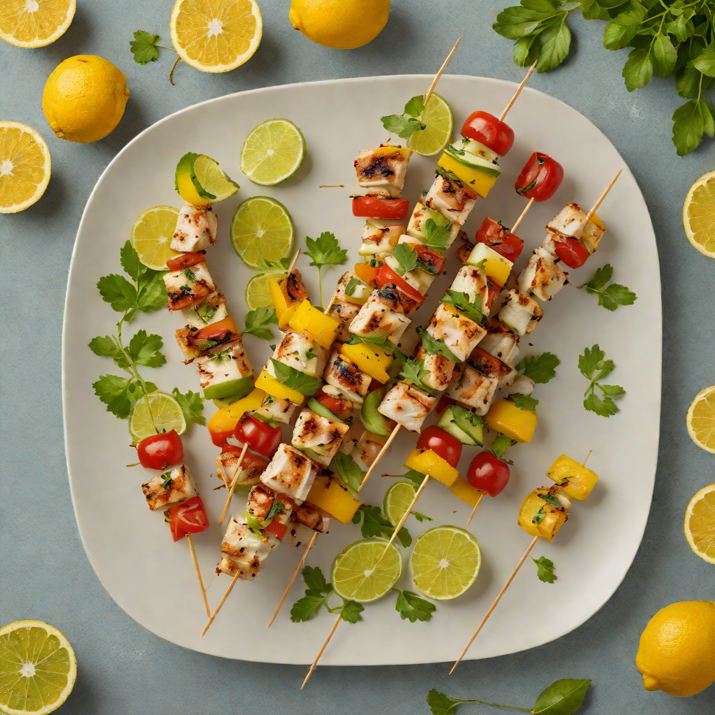 Interactive Neal.fun Inspired Citrus Herb Chicken Skewers