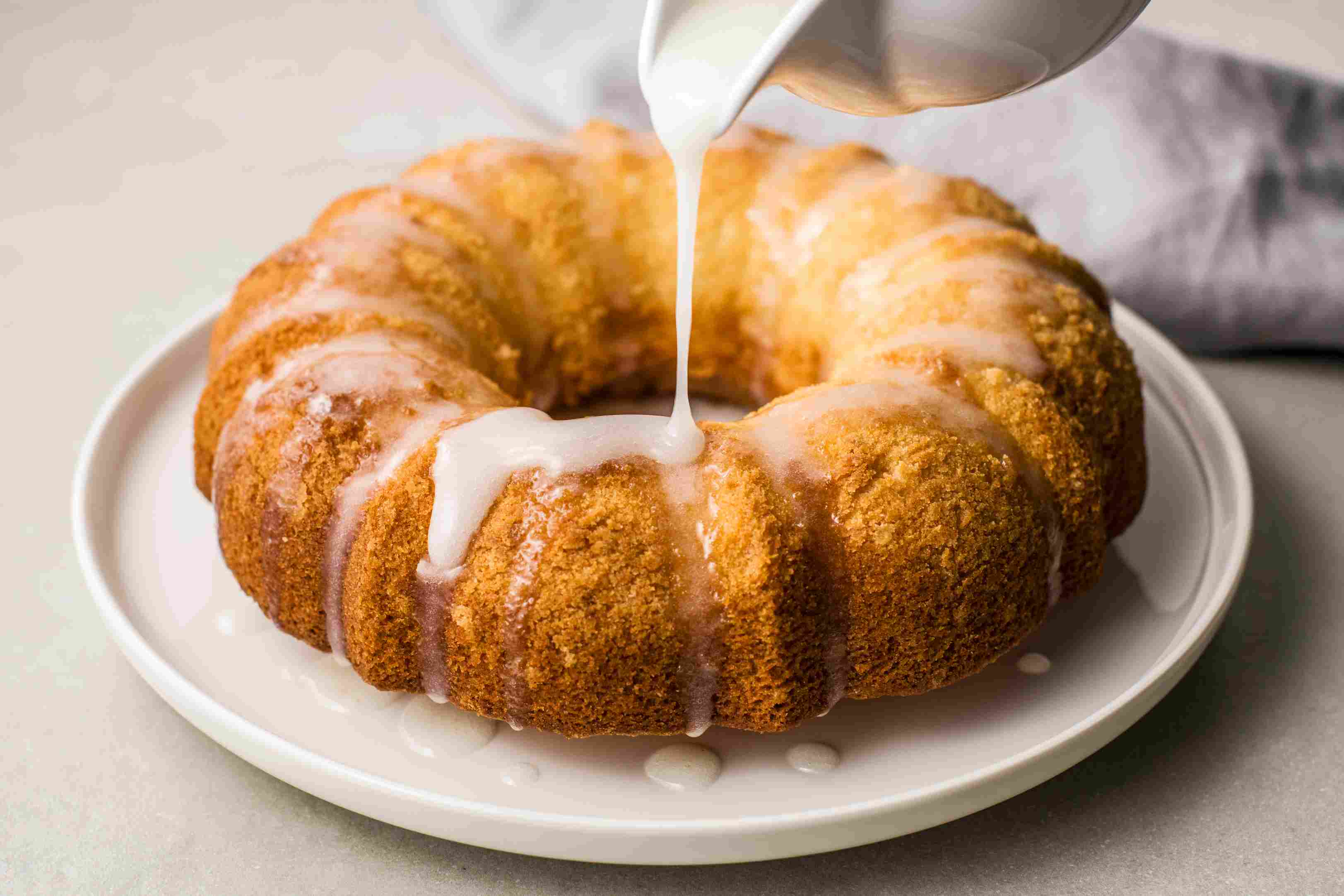 Molasses-Spiced Rum Cake with Citrus Glaze