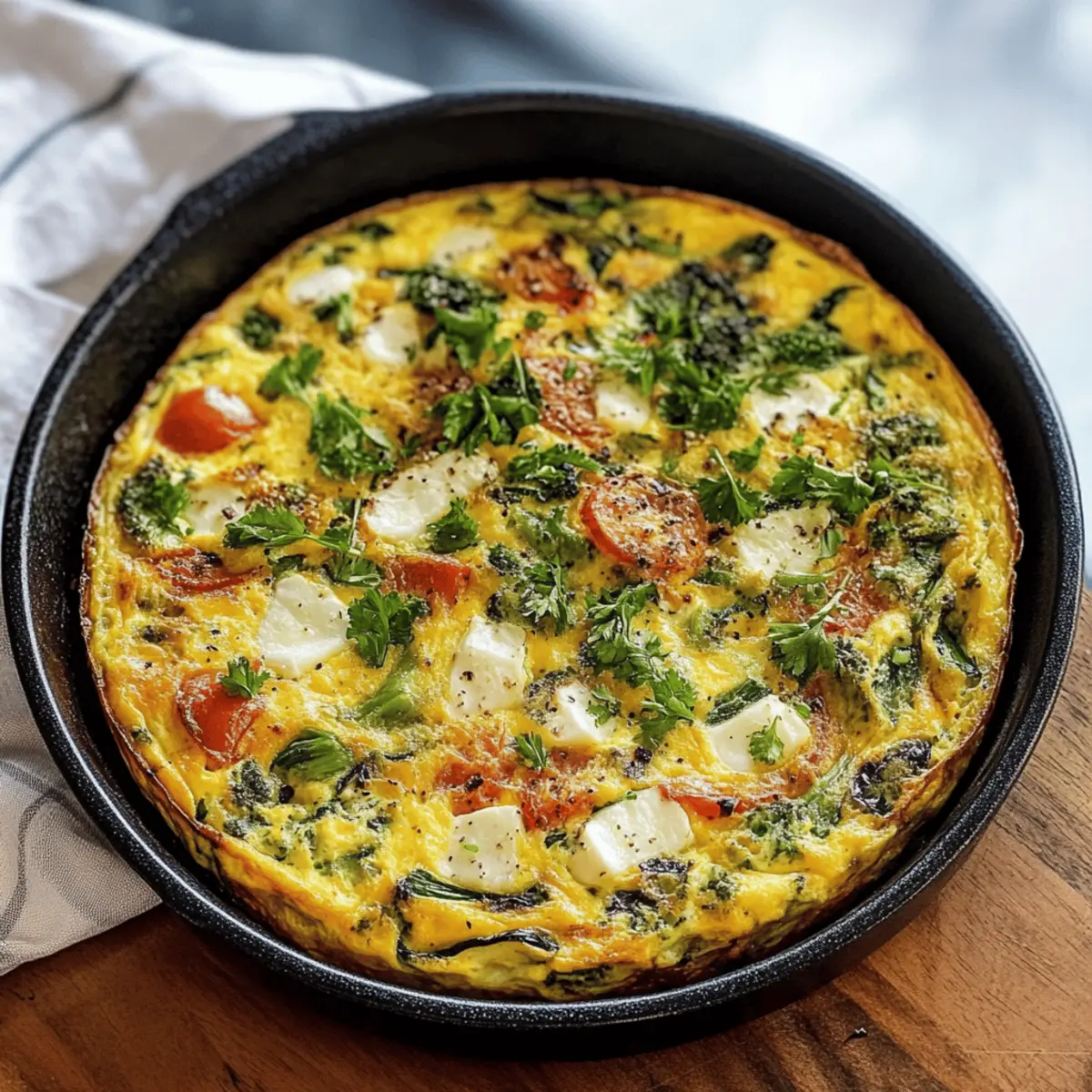 Peppery Tanzanian Vegetable Frittata