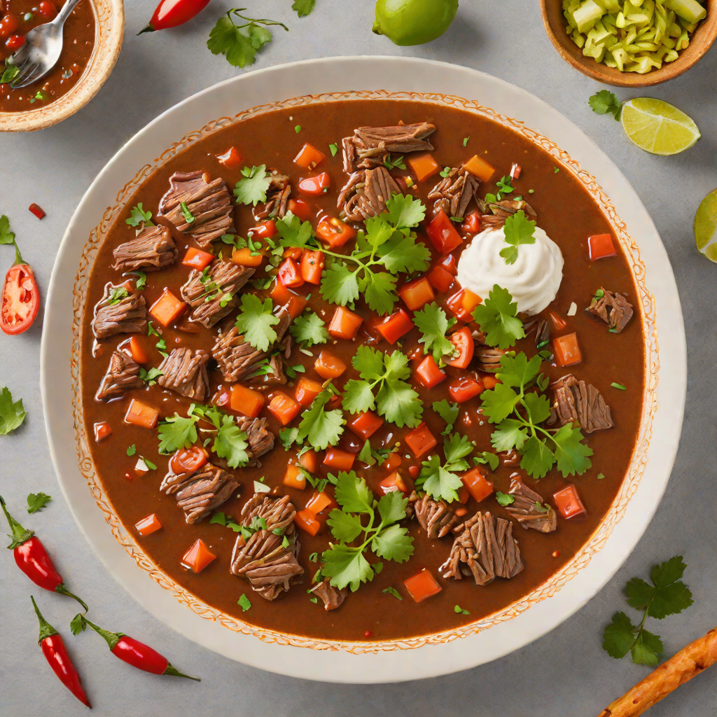 Slow-Cooked Beef Birria with Mexican Chilies