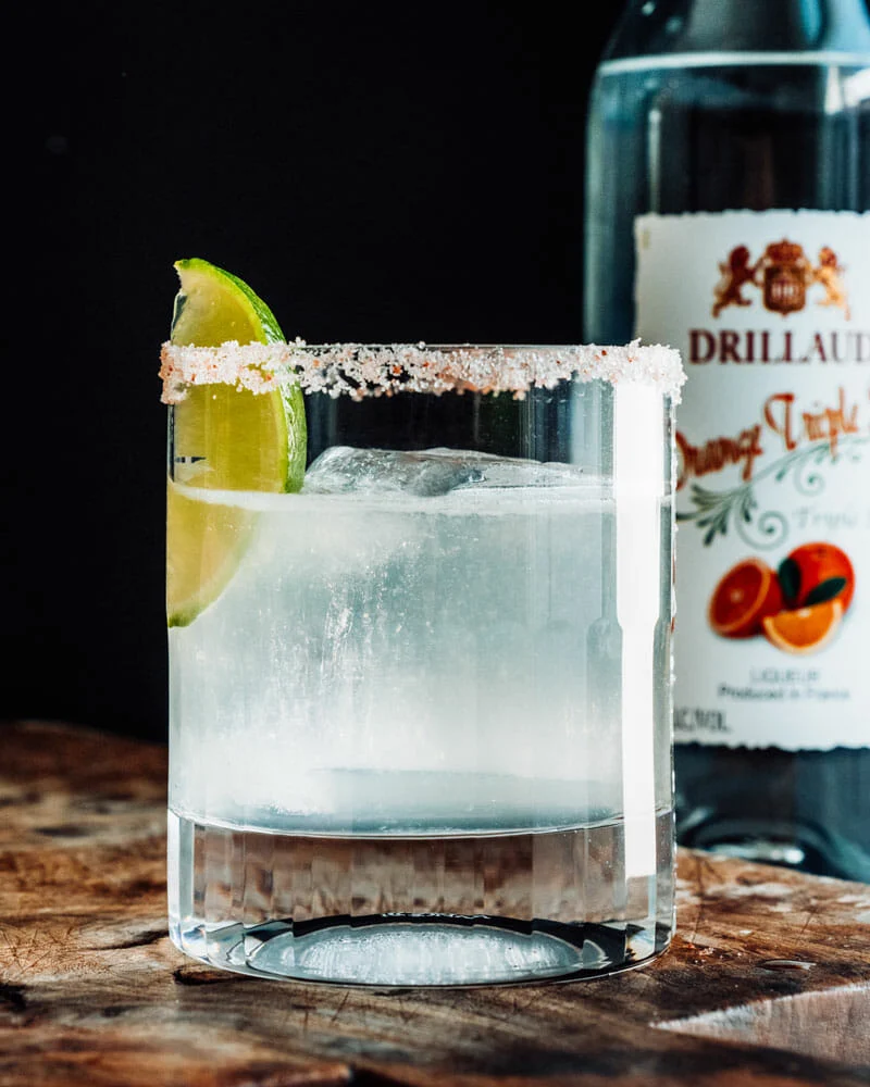 Gin and Dry Vermouth Argentina Cocktail with Triple Sec