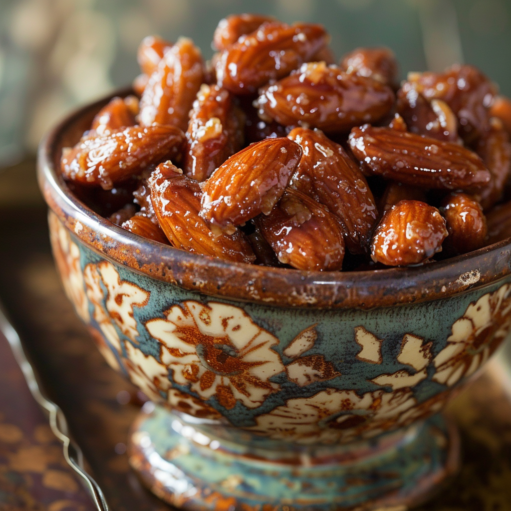 Cinnamon Sugar Candied Almonds