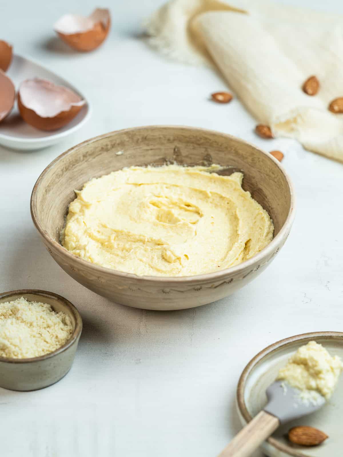 Almond Crema with Garlic and Almond Milk