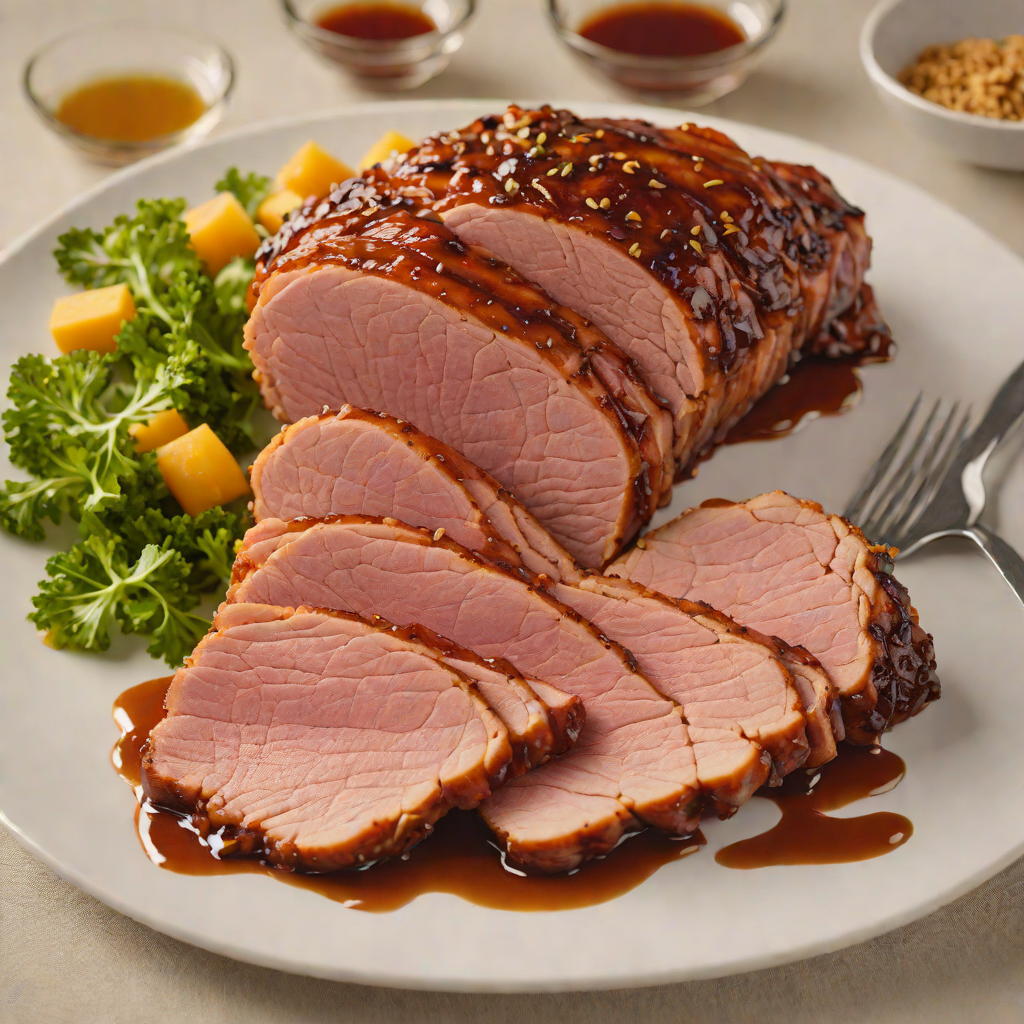 Cola-Glazed Ham with Brown Sugar and Mustard