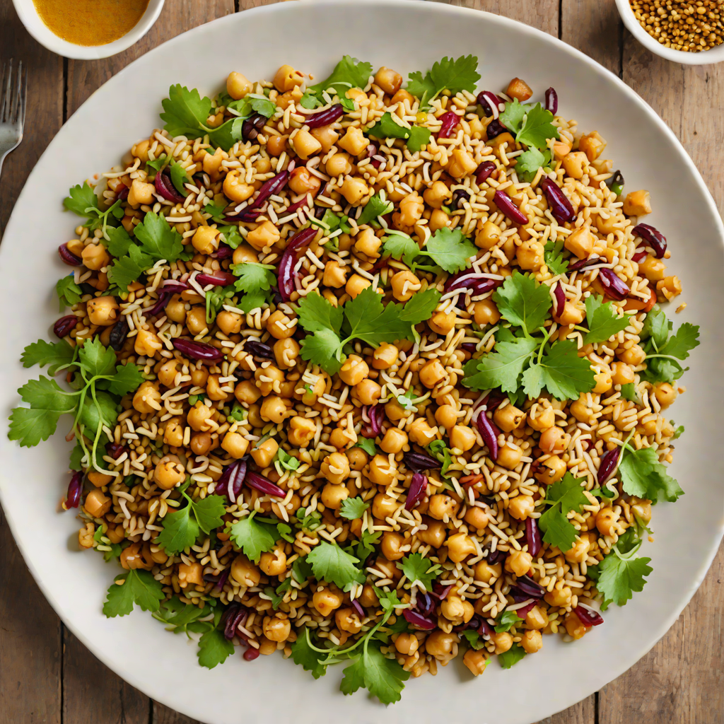 Ras El Hanout Spiced Chickpea and Quinoa Salad