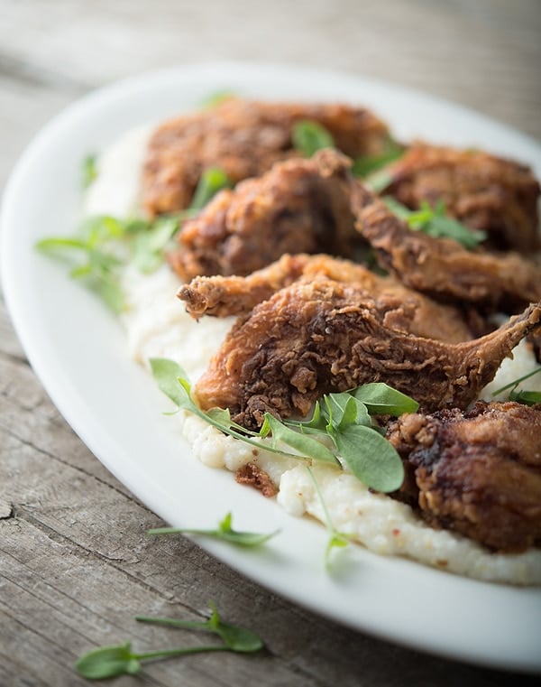 Buttermilk-Brined Fried Rabbit with Spiced Flour Coating