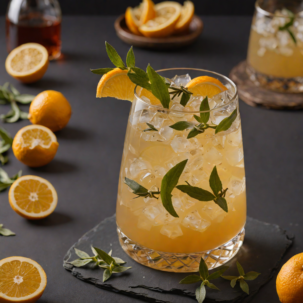 Smoked Citrus and Sage Whiskey Sour