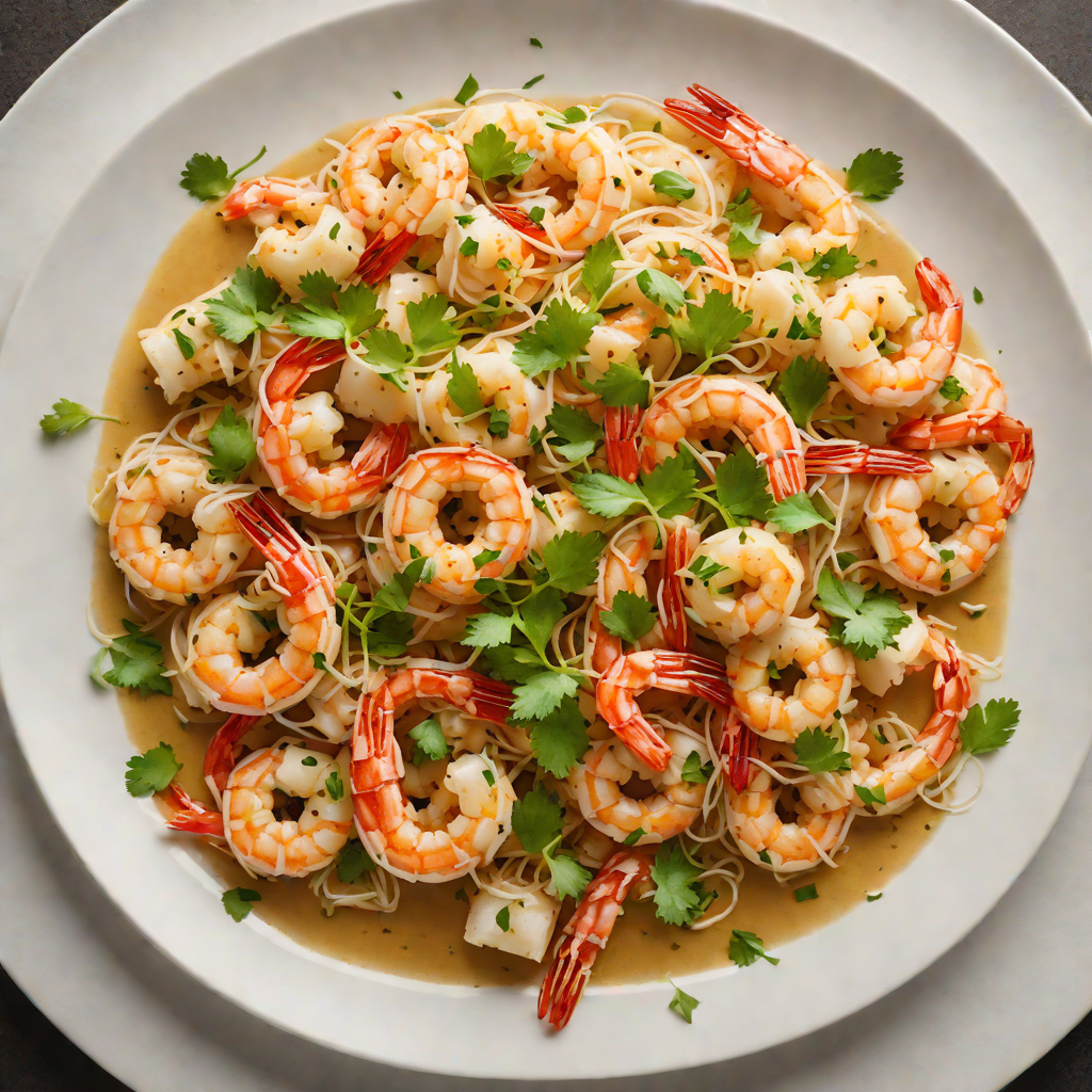 Sautéed Garlic Shrimp with Coconut Vinegar Sauce