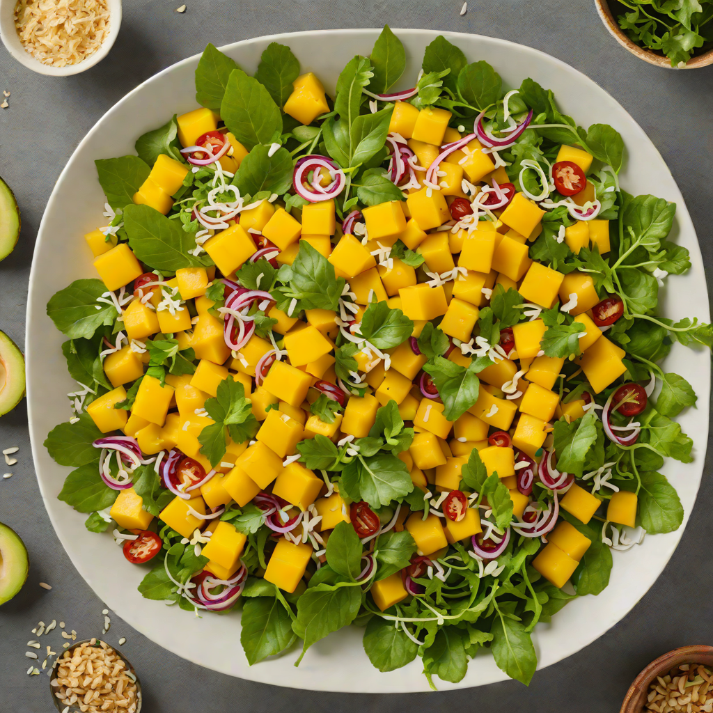 Mango and Coconut Chachacha Salad