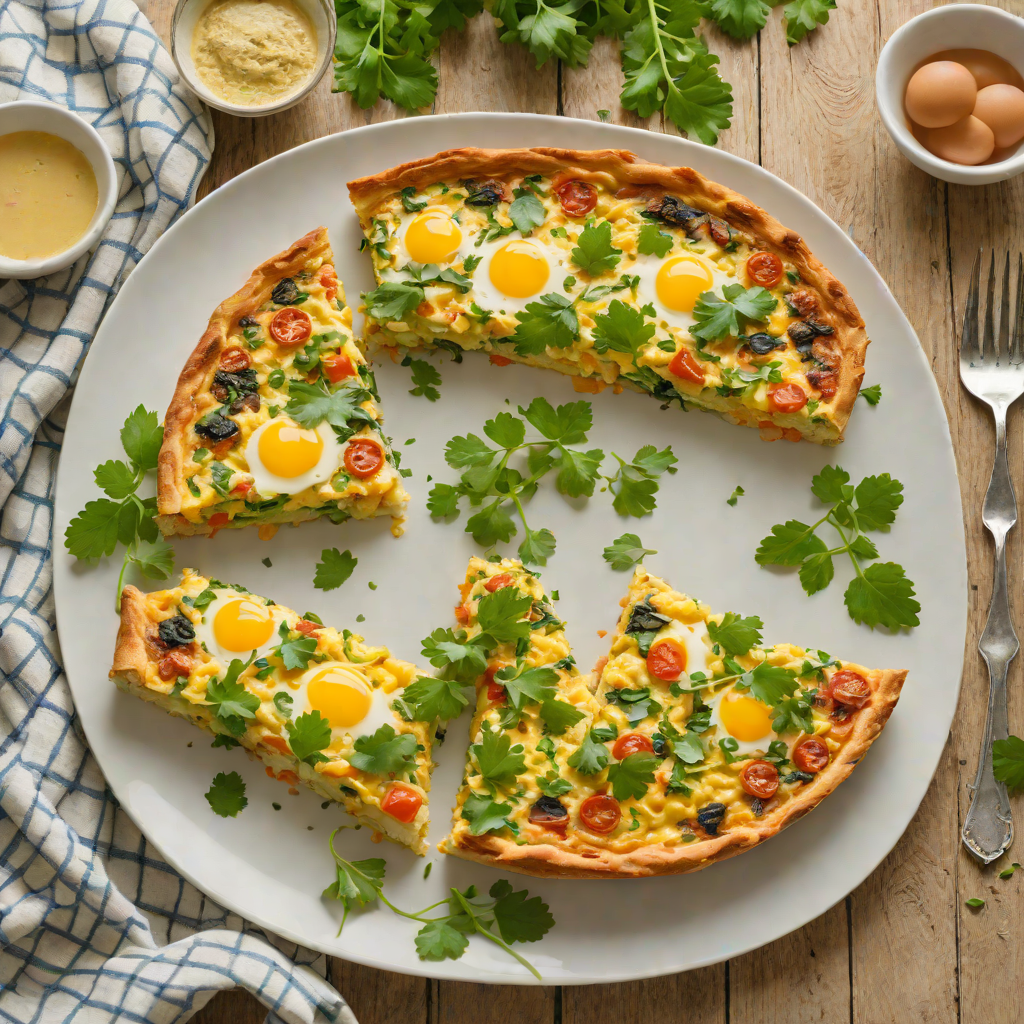 Goan Egg and Coconut Frittata with Fresh Coriander