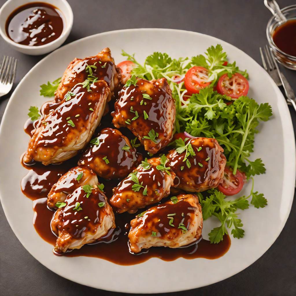 Sautéed Chicken with Smoky Texas BBQ Glaze