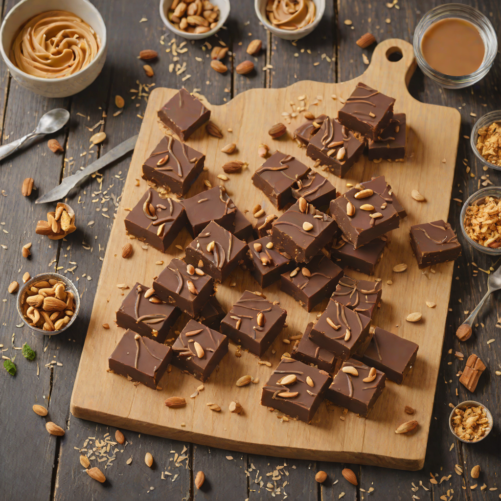 Quick Five-Ingredient Peanut Butter Chocolate Fudge