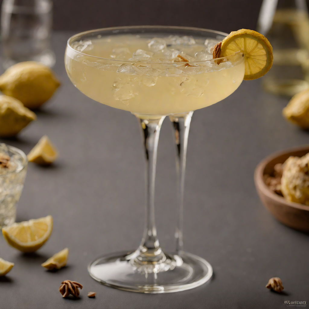 Ginger-Cardamom French 75 Twist