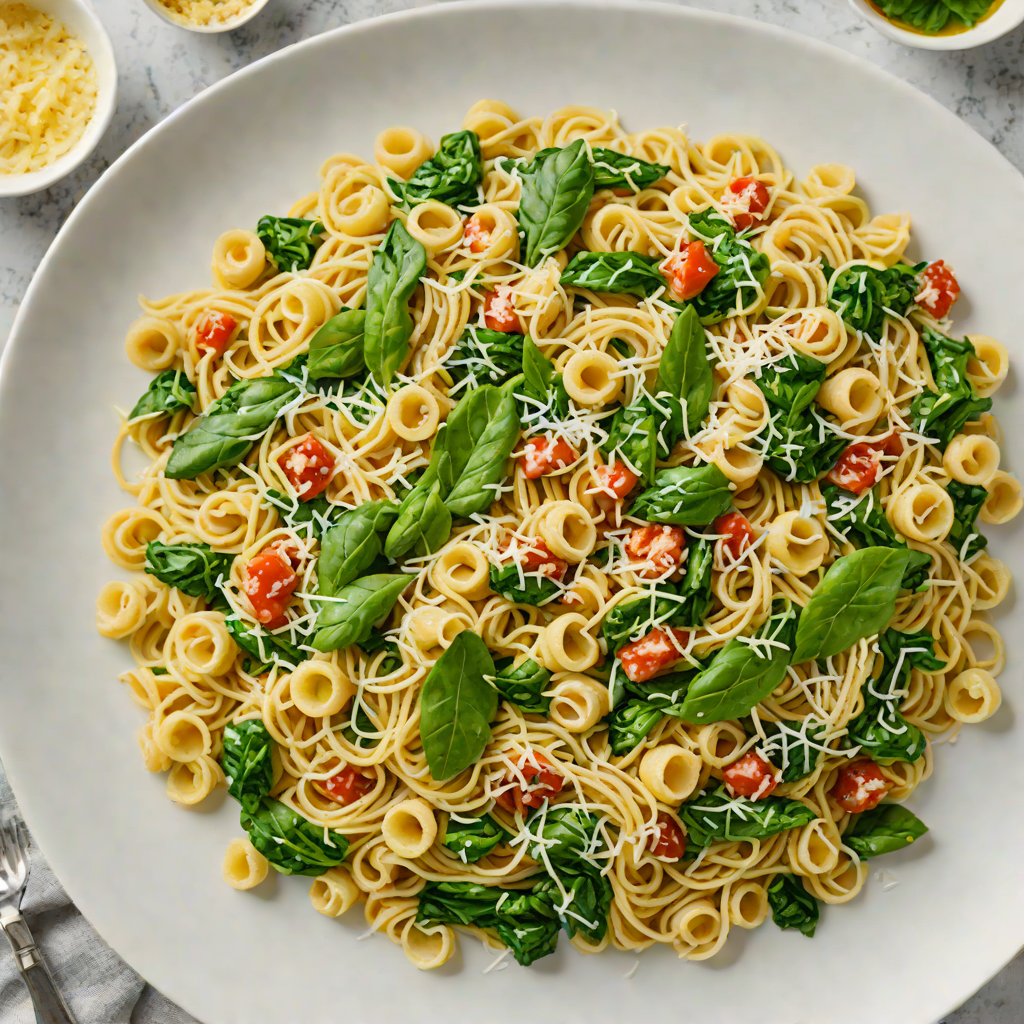One-Pot Garlic Parmesan Spinach Pasta
