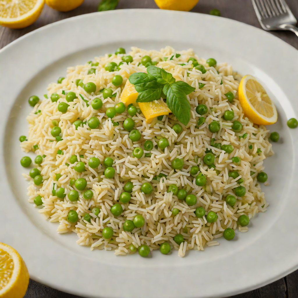 Lemon-Basil Risotto with Parmesan and Peas