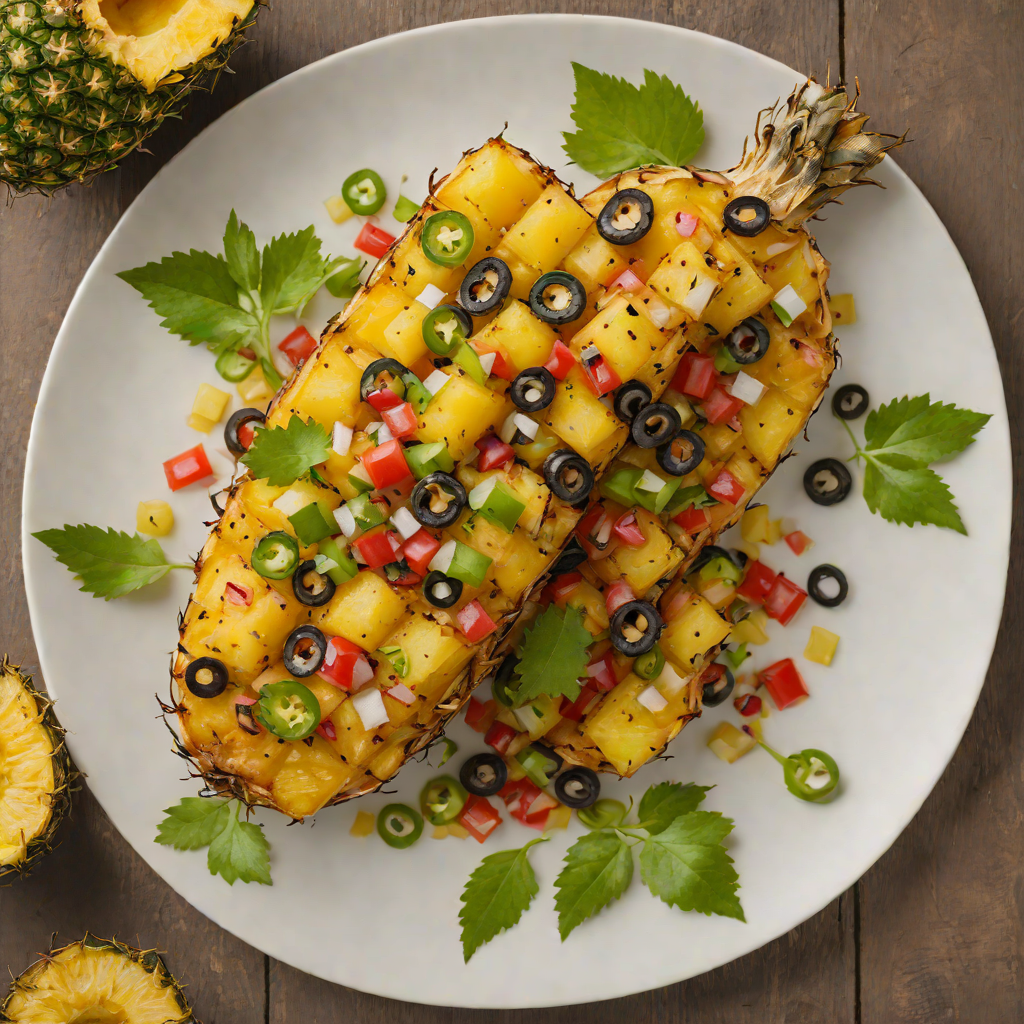 Charred Tiki-Style Pineapple and Jalapeño Salsa