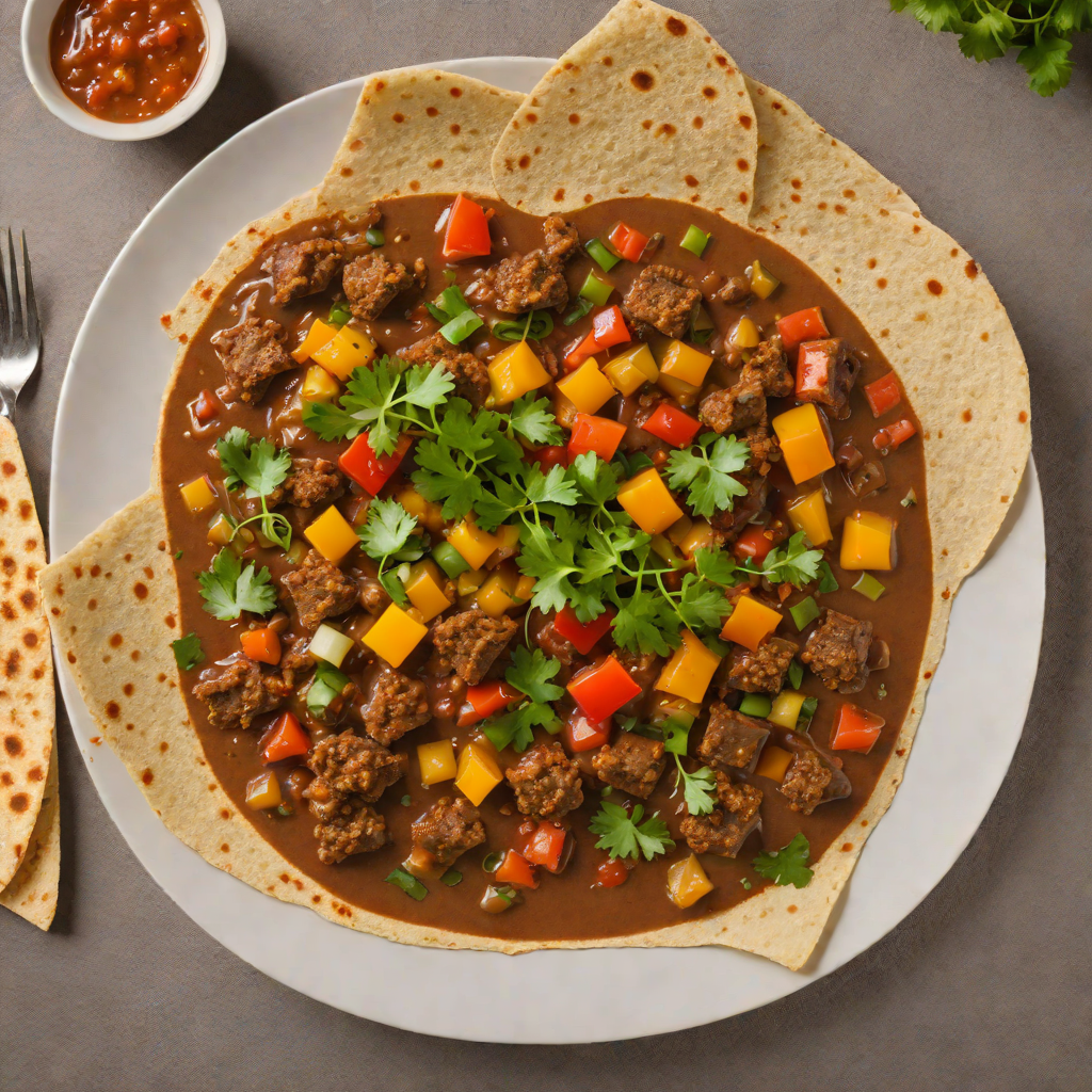 Ethiopian-Inspired Spiced Vegetable Stew with Injera-Style Flatbread