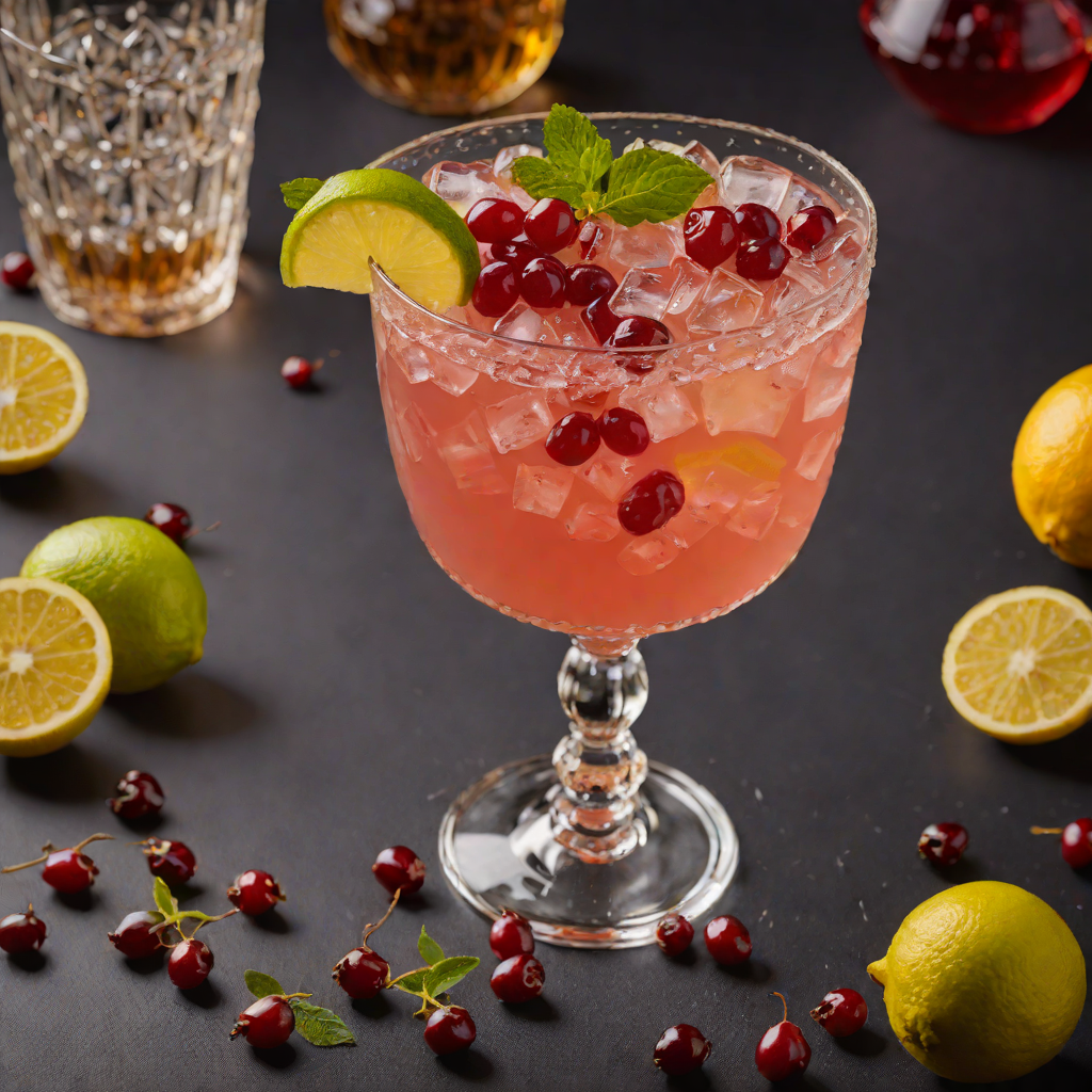 Cranberry Ginger Whiskey Sour