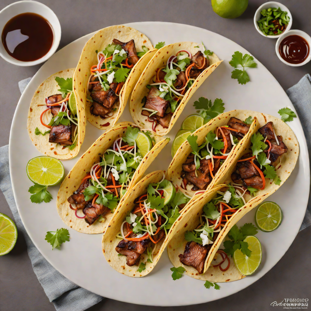 Tamarind-Glazed Pork Belly Tacos