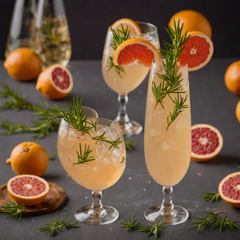 Grapefruit and Rosemary Prosecco Spritz