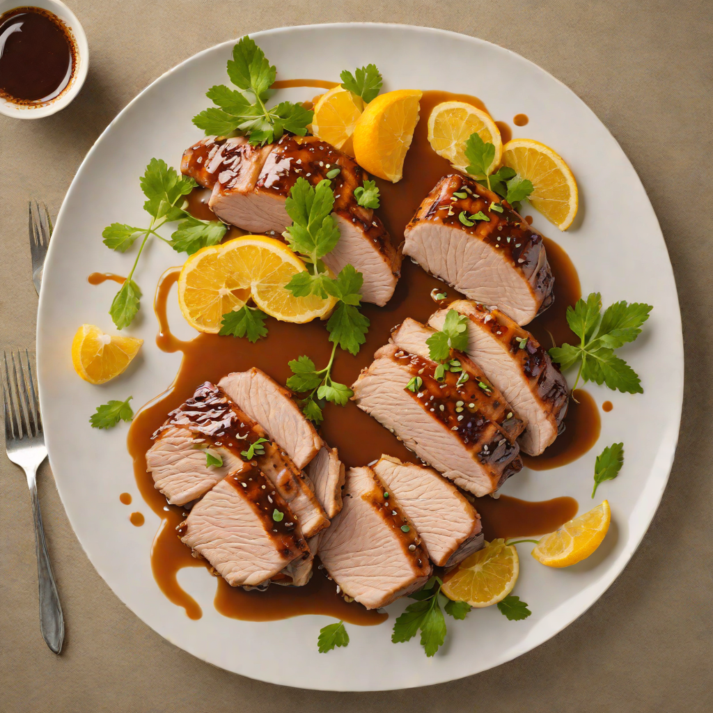 Pan-Seared Pork with Citrus Soy Glaze