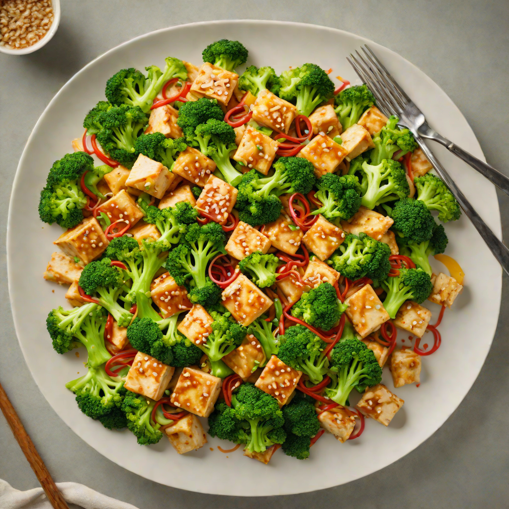 Ginger Citrus Tofu Stir-Fry with Broccoli