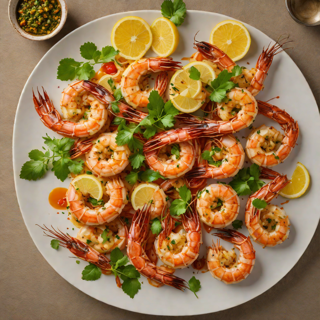 Grilled Gambas al Ajillo with Garlic and Smoked Paprika