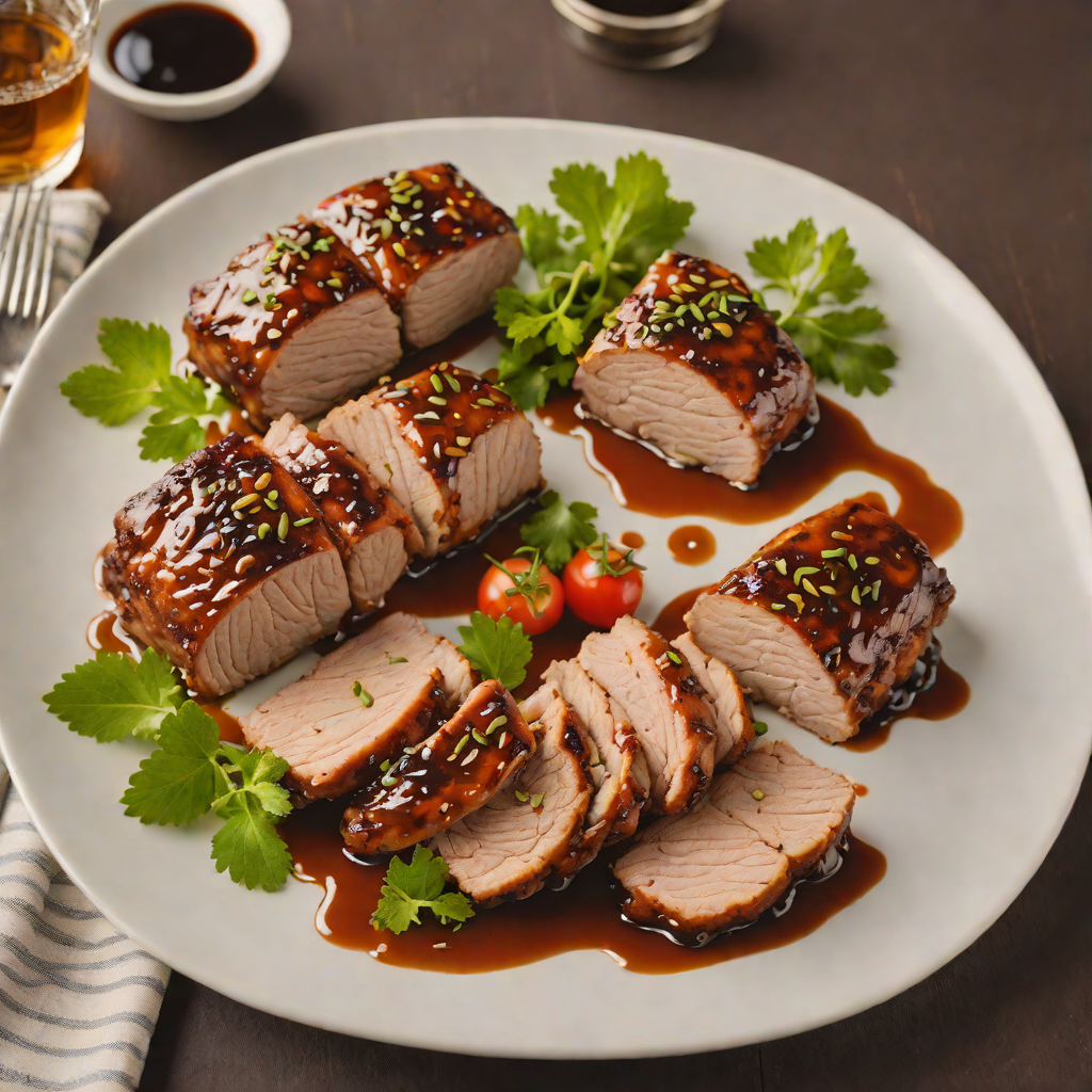Copper Pot Molasses Rum-Glazed Pork Tenderloin