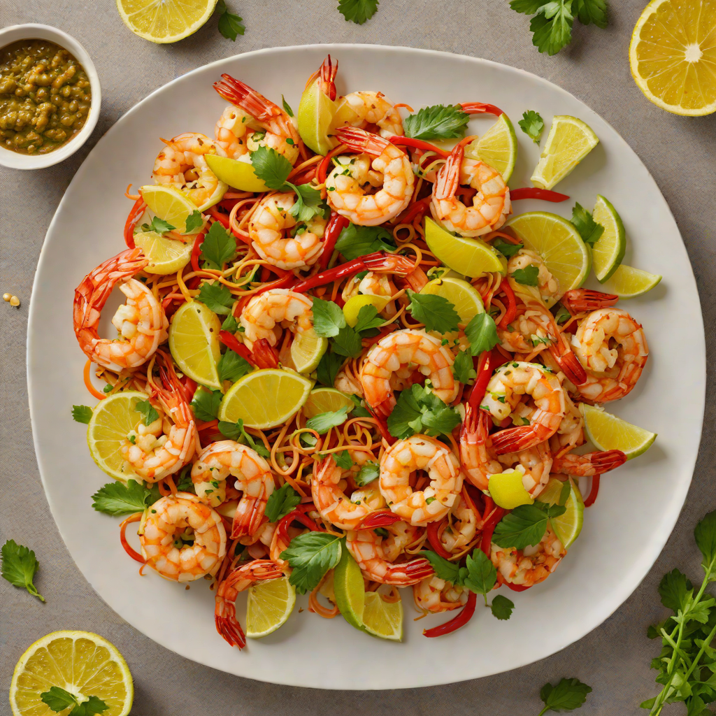 Chili-Garlic Shrimp with Citrus and Ginger Stir-Fry
