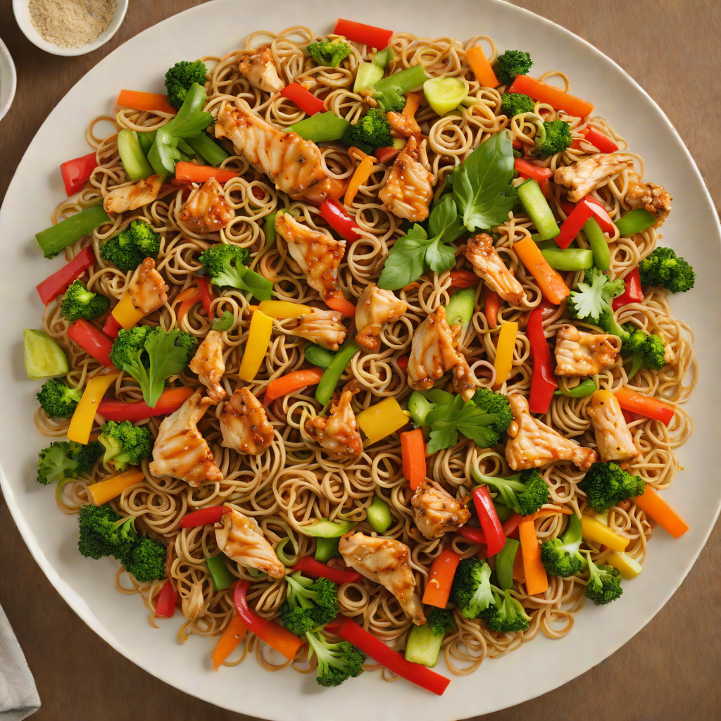 Sautéed Wordle-Inspired Five-Spice Chicken Stir Fry