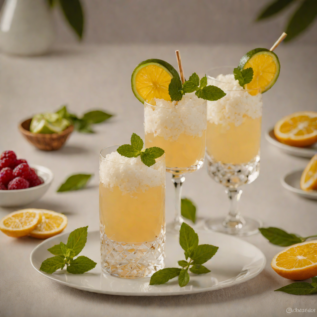 Tropical Vanilla Rum Swizzle