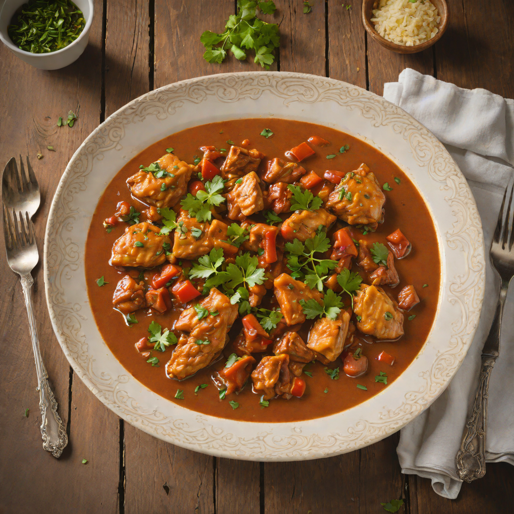 Slow-Cooked Berbere-Spiced Doro Wat Chicken Stew