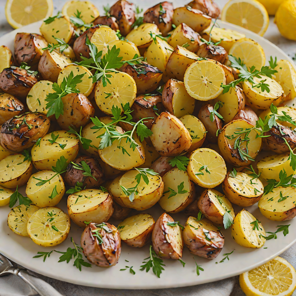 Greek-Style Lemon and Herb Roasted Potatoes