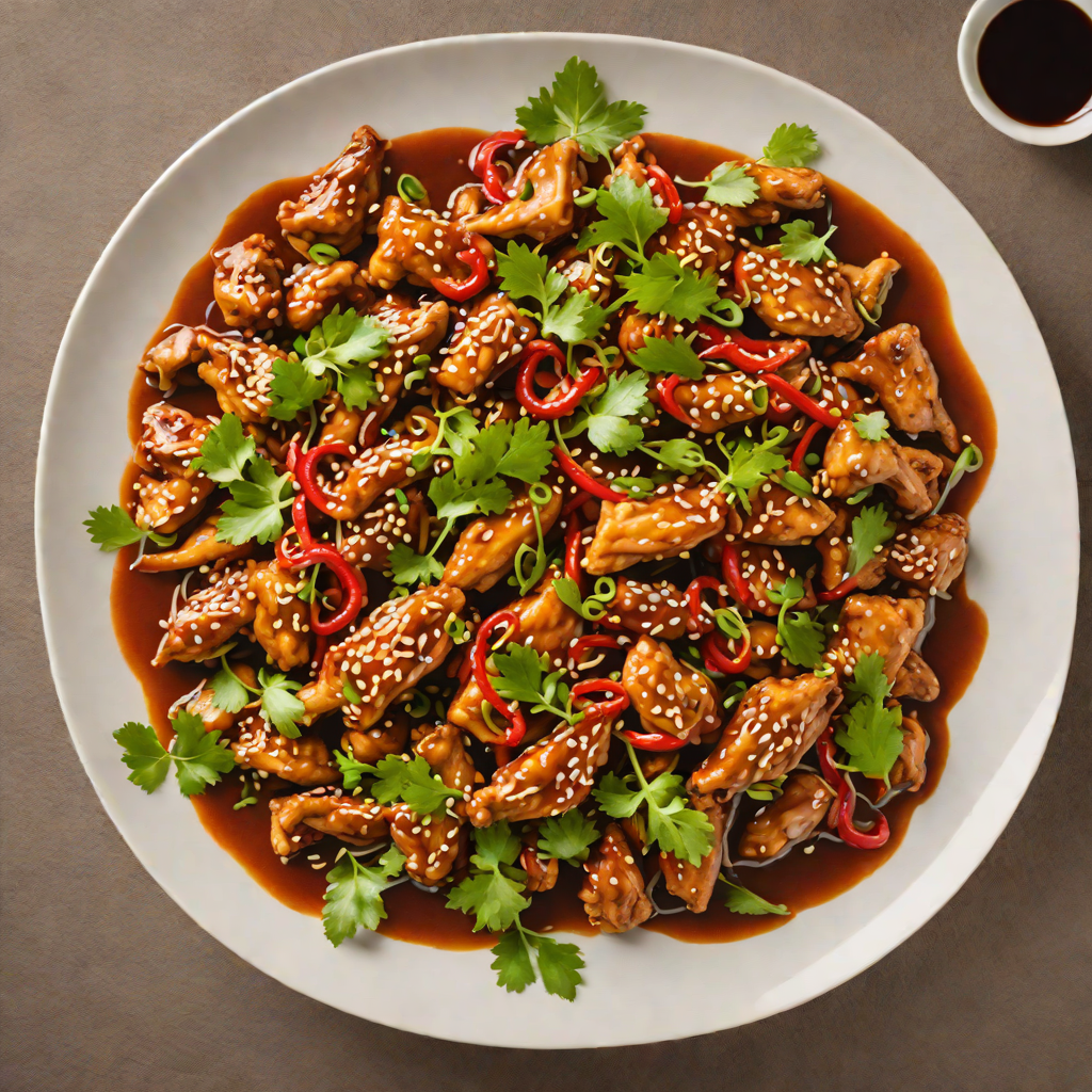 Stir-Fried Szechuan Chicken with Chili Garlic Sauce
