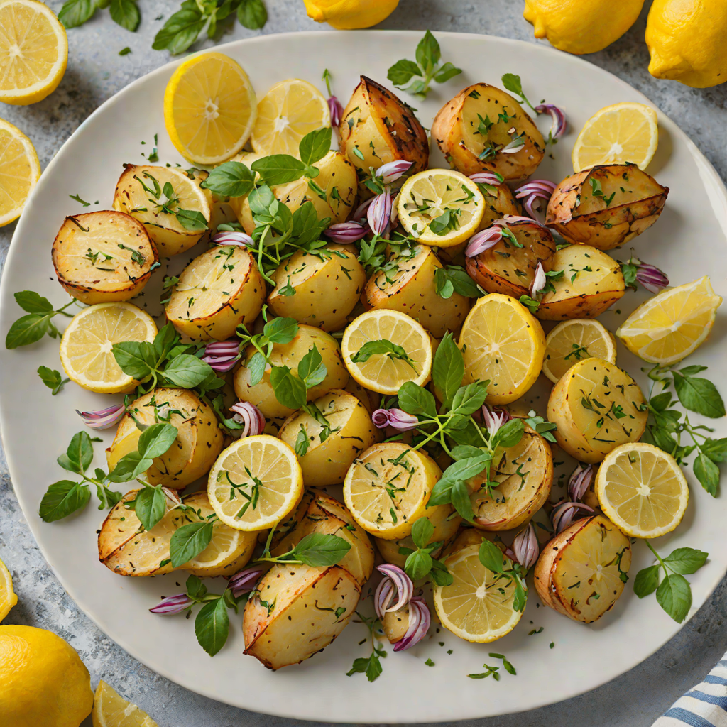 Sheet Pan Greek-Style Lemon Potatoes with Oregano