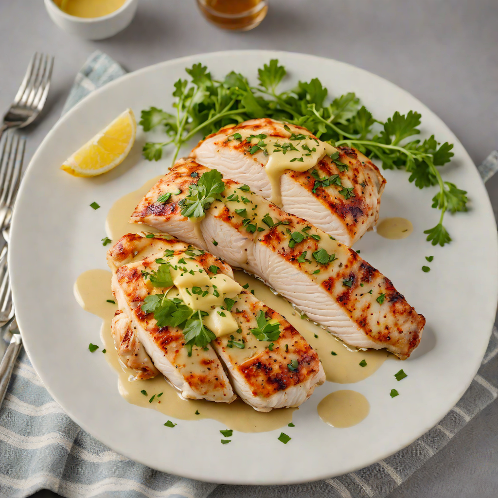 Pan-Seared Chicken Breast with Garlic-Herb Butter