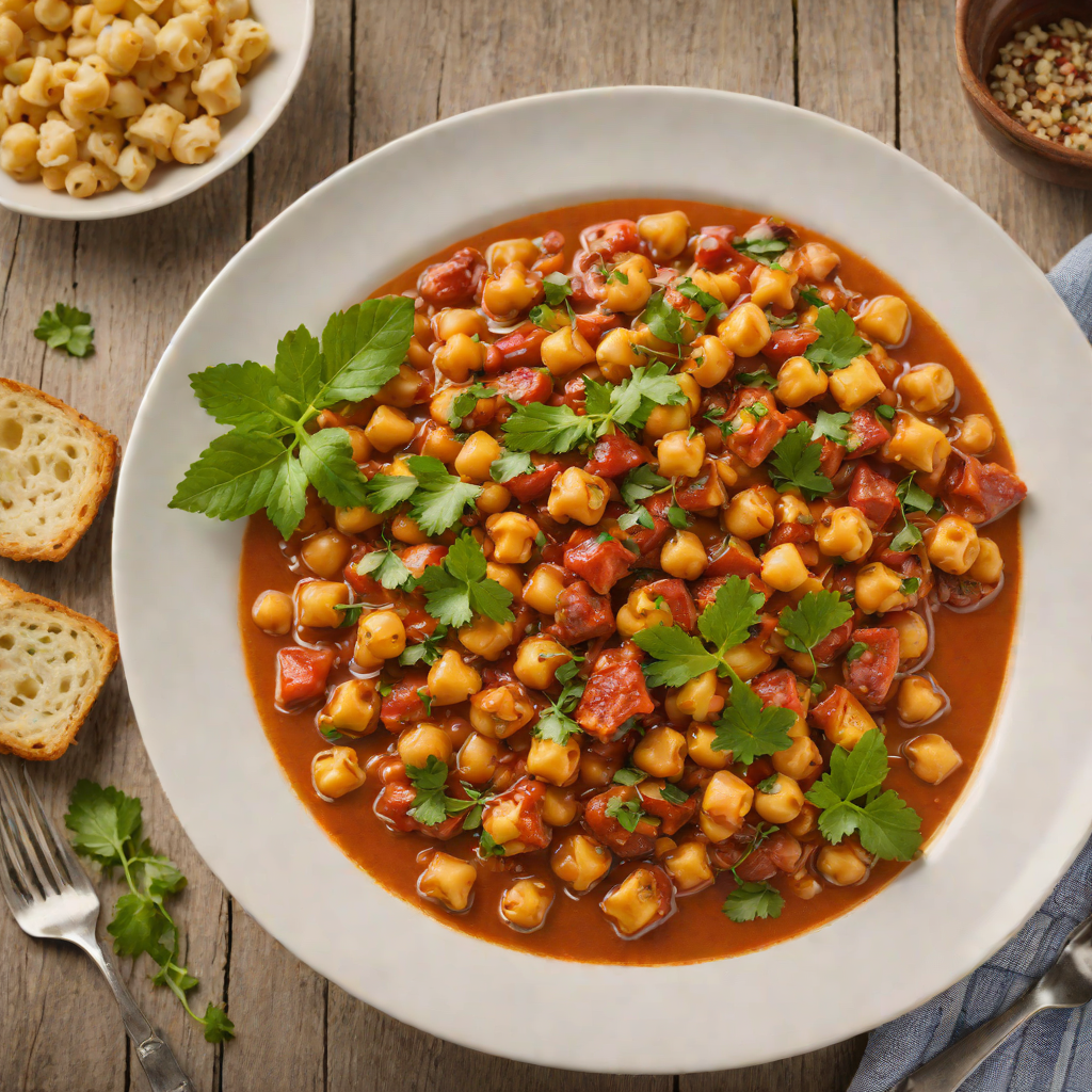 Spicy Spanish Chorizo and Chickpea Stew
