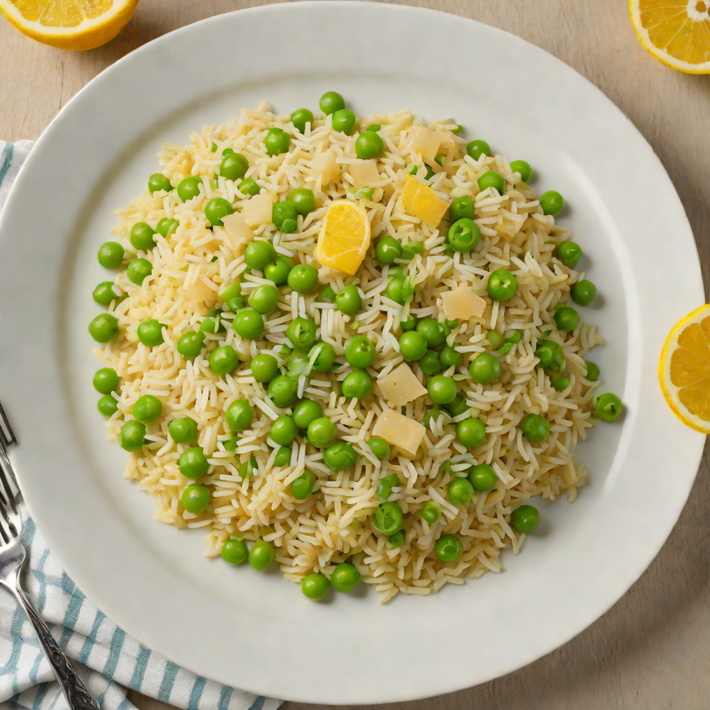 Lemon-Infused Risotto with Peas and Parmesan